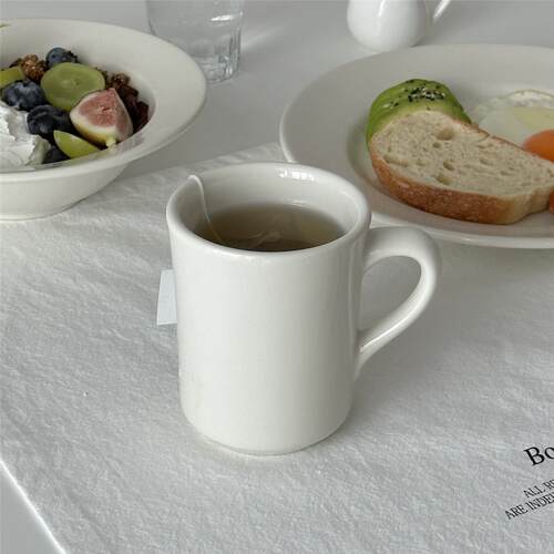 On the table - 乳白系列釉下彩陶瓷马克杯 茶杯咖啡杯 水杯250ml