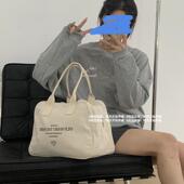 很能装 健身博主手拎包 外网订单ins字母通勤托特包运动包手提包