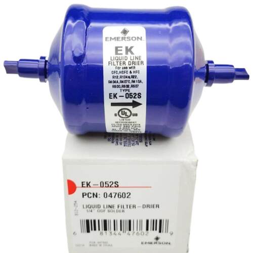 EMERSON艾默生制冷干燥过滤器EK-052S空调冷库格塞筒雪柜6MM焊口