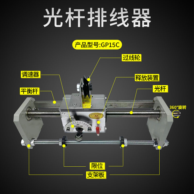 山西天祥机械新店牌型光杆排线器移位器排丝机gp15-60标准总成