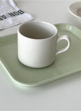 On the table - 乳白系列陶瓷马克杯  水杯 美式咖啡杯 300ml
