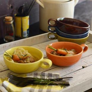 日本制进口Studio M'陶瓷釉下彩马克杯牛奶麦片咖啡茶杯饭粥汤碗