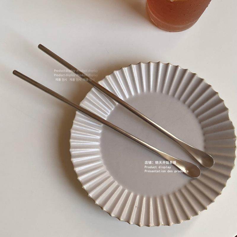 自制饮品来一支！复古质感哑光不锈钢搅拌勺长柄咖啡勺饮品搅拌棒,纺织面料/辅料/配套,服装加工设备,淘宝优惠券,粉丝福利购,淘宝优惠卷