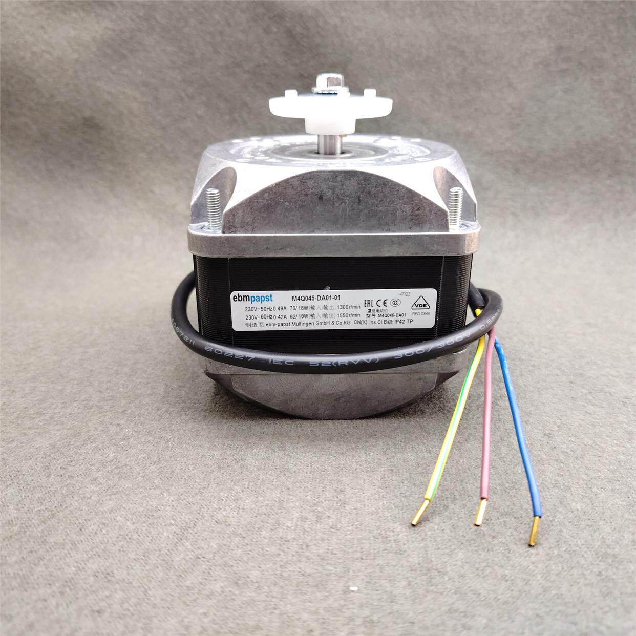 铜芯ebm德国罩极电机m4q045-da05-01雪柜86/23w冷风机制冰机马达