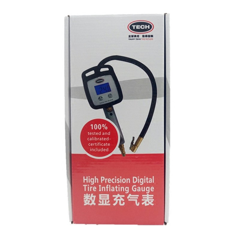 泰克数显充气表手持式数显胎压表胎压枪轮胎充气枪泰克充气加气表