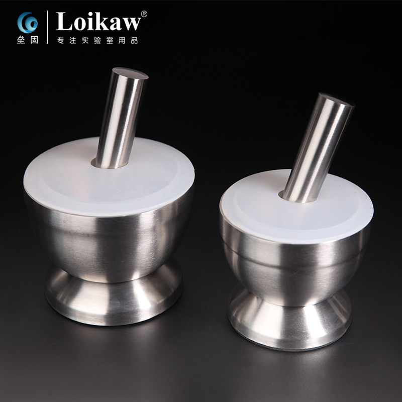 不锈钢捣碎器 不锈钢研钵 捣药罐 药盅杵子擂钵臼缸研钵冲筒盅