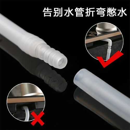 热销抽水器弯头加水器转接头烧水壶茶盘J硅胶管防折弯憋水茶具配