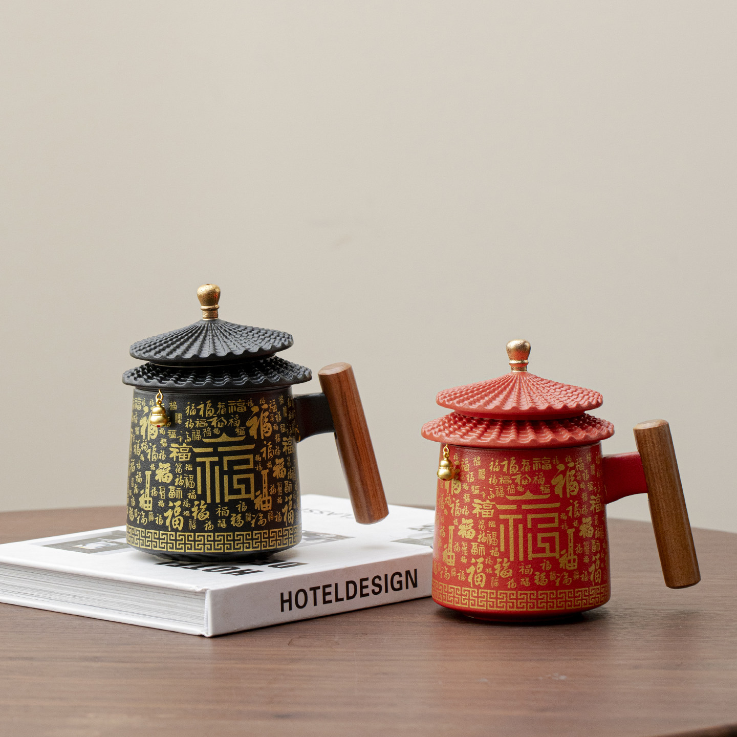 百福天坛陶瓷泡茶杯茶水分离带过滤家用办公水杯送朋友高档礼品杯,家居饰品,摆件礼盒/套组,淘宝优惠券,粉丝福利购,淘宝优惠卷