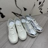 橙庐 1918 06休闲百搭小牛皮小白鞋 猪皮里猪皮垫女板鞋 德训鞋