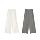 女士遮肉显瘦松弛 春款 橙庐 681039云朵棉松紧腰针织直筒阔腿裤