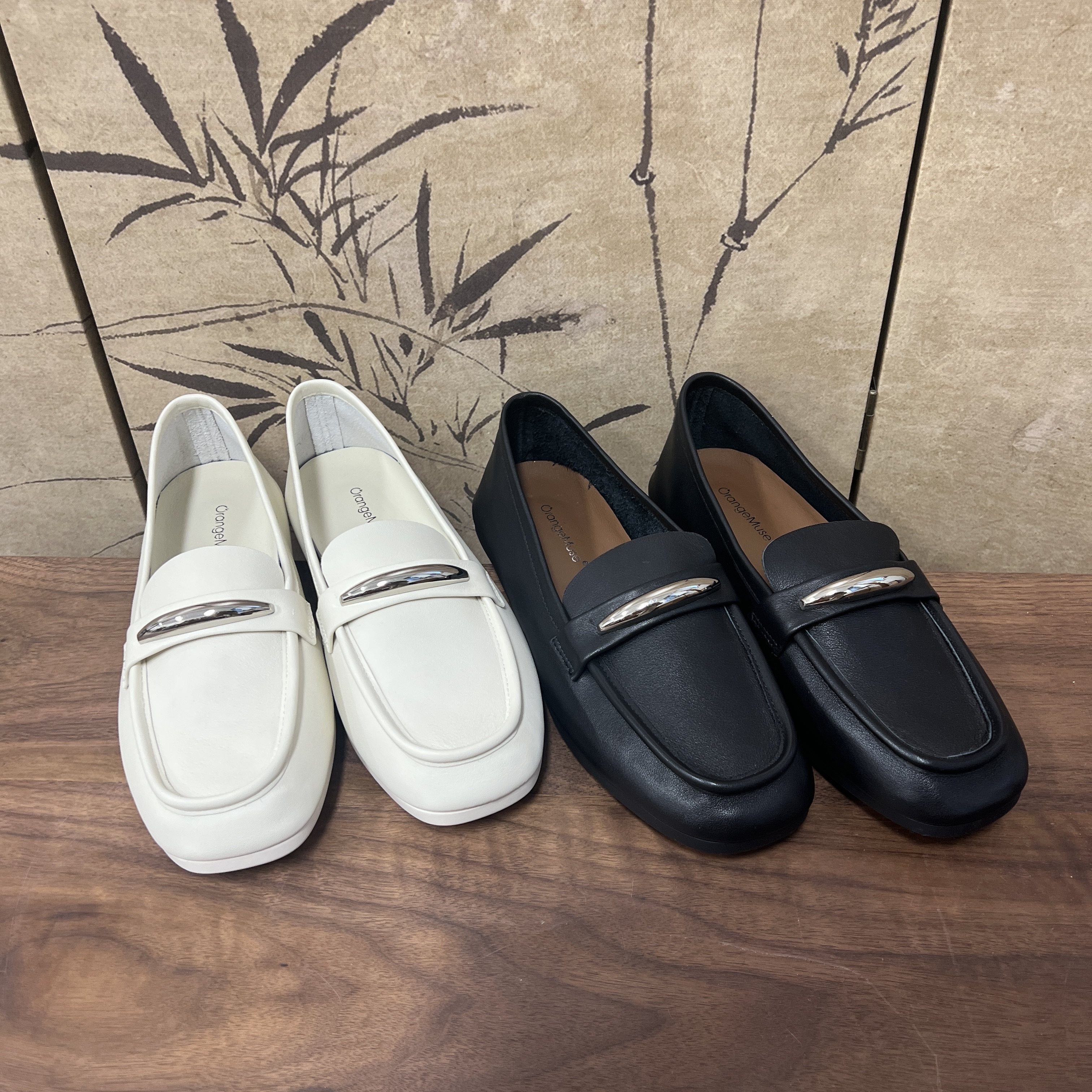 【橙庐】2601-100软羊皮平底乐福鞋 羊皮里羊皮垫春款舒适女士,女鞋,乐福鞋（豆豆鞋）,淘宝优惠券,粉丝福利购,淘宝优惠卷