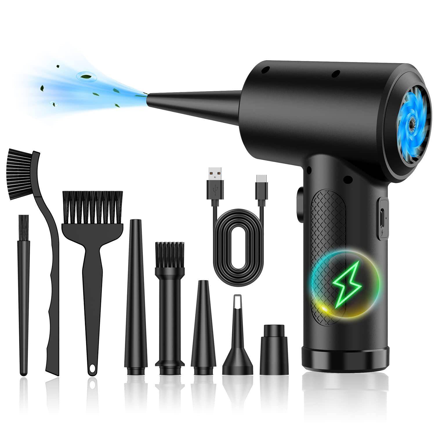 新款私模车载无线吸尘器电动空气便携式除尘器电脑机箱键盘吹尘器