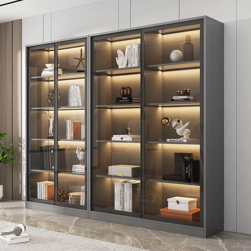 推拉门移门书柜一体整墙轻奢现代家用客厅展示柜带玻璃门书架,鲜花速递/花卉仿真/绿植园艺,割草机/草坪机,淘宝优惠券,粉丝福利购,淘宝优惠卷
