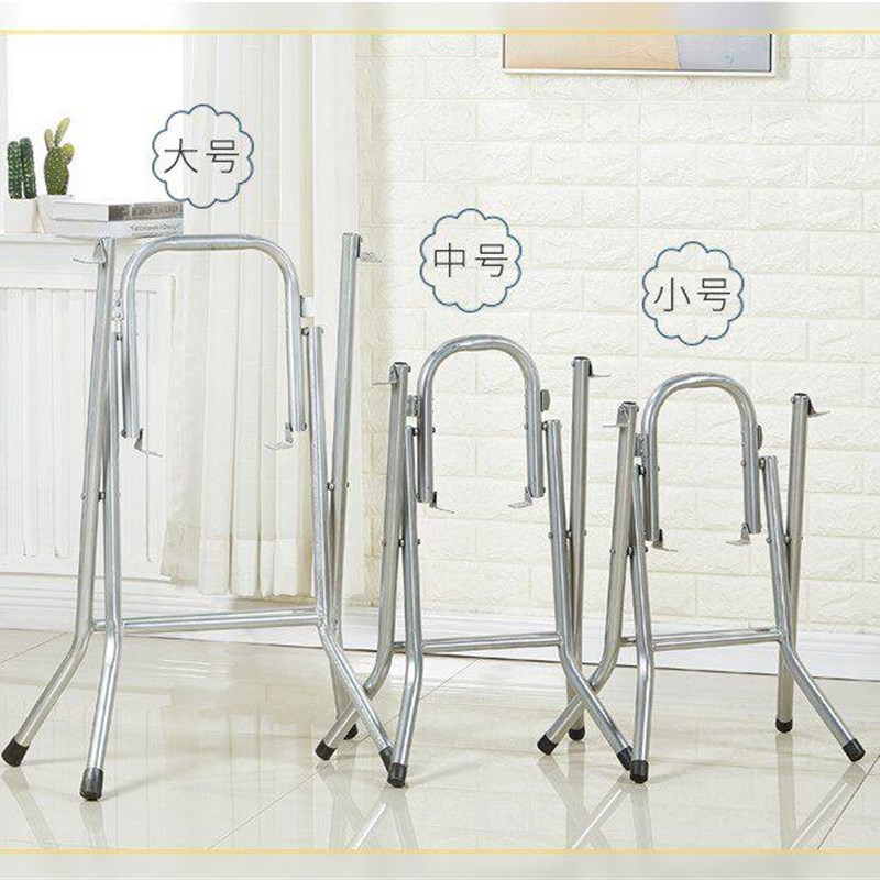 简约长方形不锈铁脚架茶几脚桌子腿可调节桌腿桌脚支架折叠小餐桌