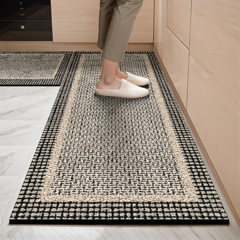 X厨房地垫防滑防油可擦免洗家用防水地毯专用2024新款吸水脚垫