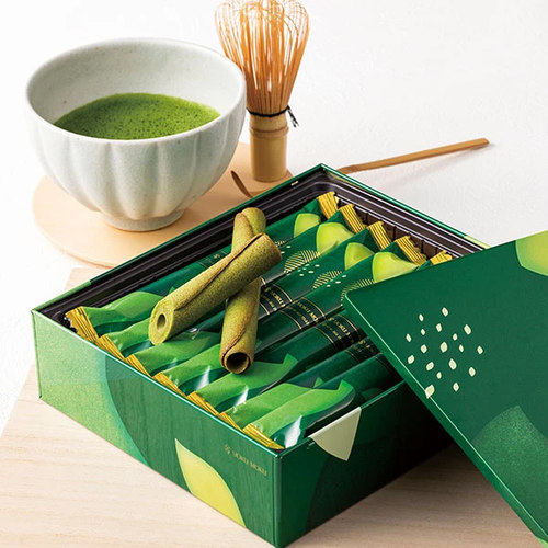 【现货新款限定】yokumoku抹茶手工蛋卷日本原装进口零食伴手礼