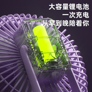 usb迷你风扇桌o面静音充电补光小风扇便携充电手持小风扇礼品 新款