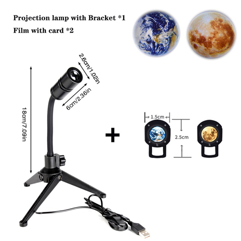 现货2 I 1 rth Moo Projectio  Lp 60° Roble USB St