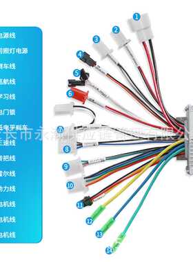 双低刹24V36V48v350W智能双模电动车控制器助力倒车6管改款配套件