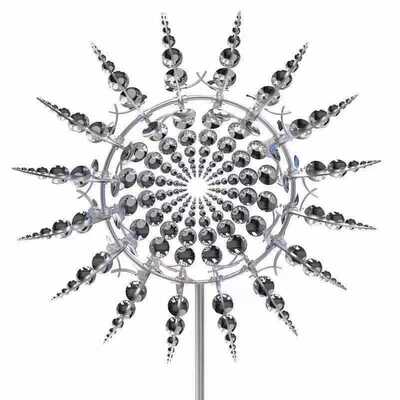 Unique And Magical Metal Windmill创意户外金属风车工艺品
