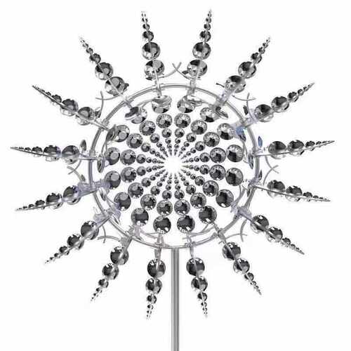 Unique And Magical Metal Windmill创意户外金属风车工艺品