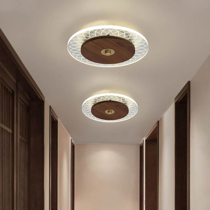 新户中式关简约走廊玄228入过道灯简现代创意衣帽间灯阳台吸顶灯