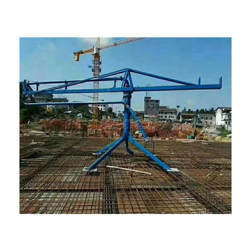 混布凝土料机墙284布体浇注布料道设备隧施工高层建筑料机