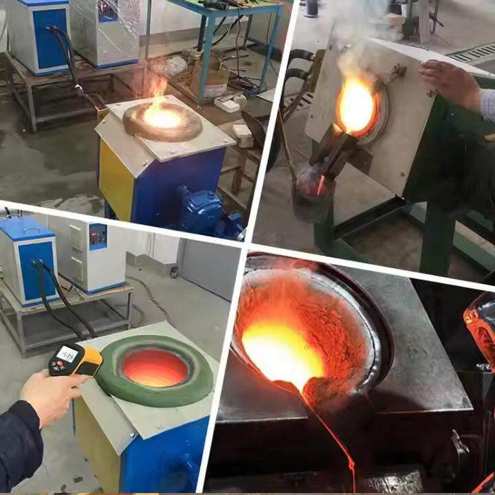 铜炼炉炼铜冶冶炼炉废铜电解BDK铜熔化金属冶炼炉铜铸造熔频厂中