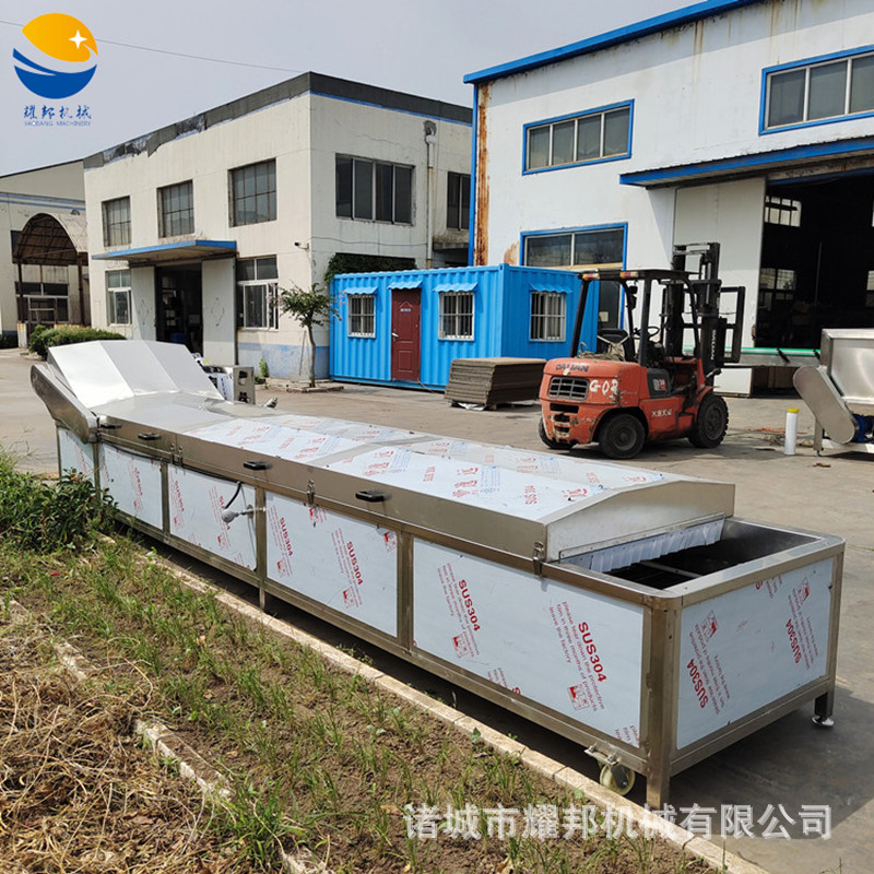 全自动4000型藕片漂烫机 食品厂大型鹌鹑蛋卤煮机 酱腌菜加工设备