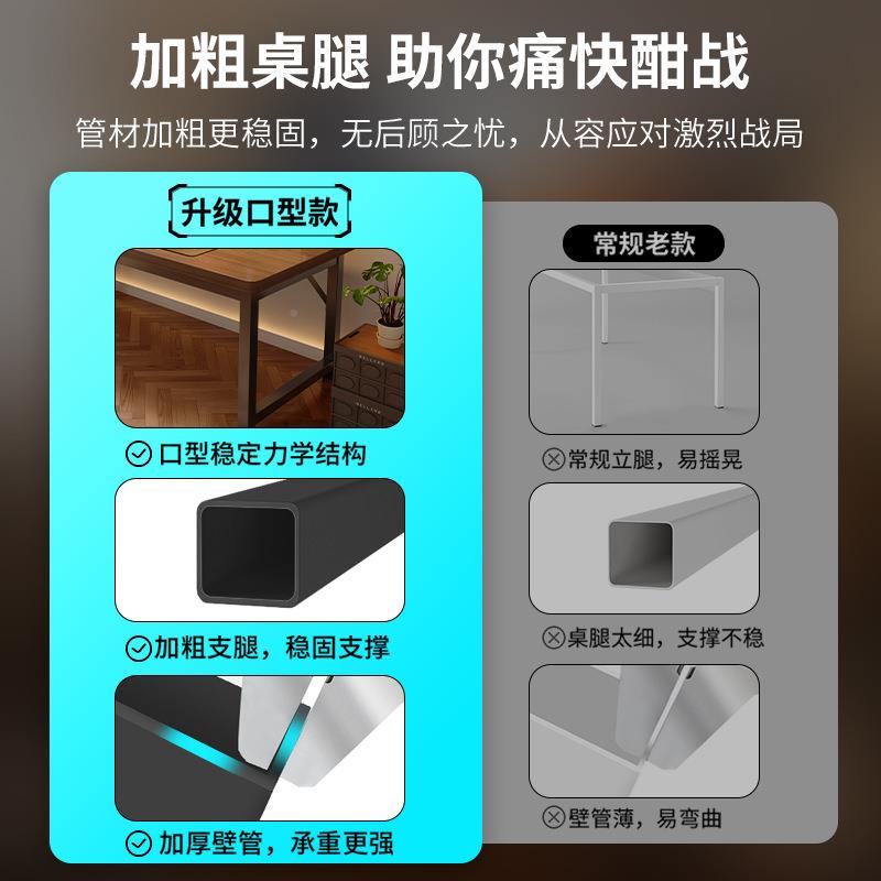 桌子电生脑桌A125GA1台式简易租屋家用电工竞作台卧室办公桌学出