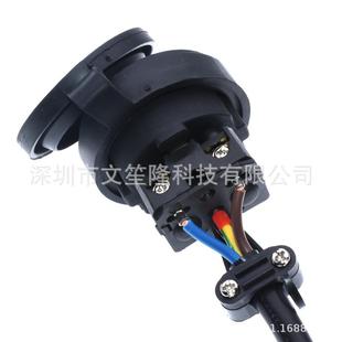 16A工业插头转法三插母头1.5平方规0.5米电器316P644-公设备电头