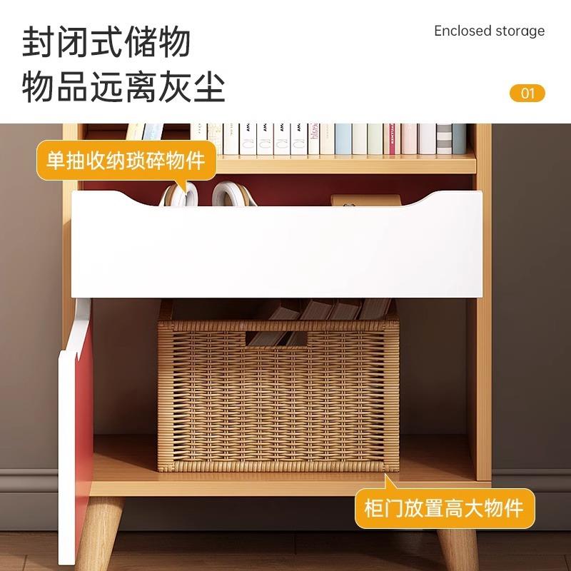 简书架家ZPM易用落地置物架收纳架窄缝靠小型储柜子多层客厅物墙