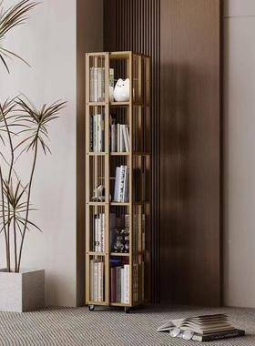 转书架落地家用可移动置物架简柜易层书储68711物旋柜儿童绘本多