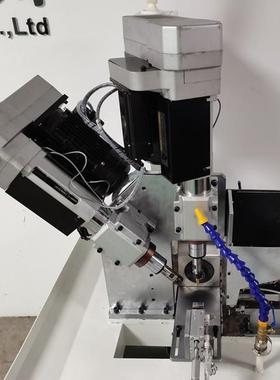 全攻自动牙打孔轴机34396全自动攻丝机数控钻孔倒角电机动气动多