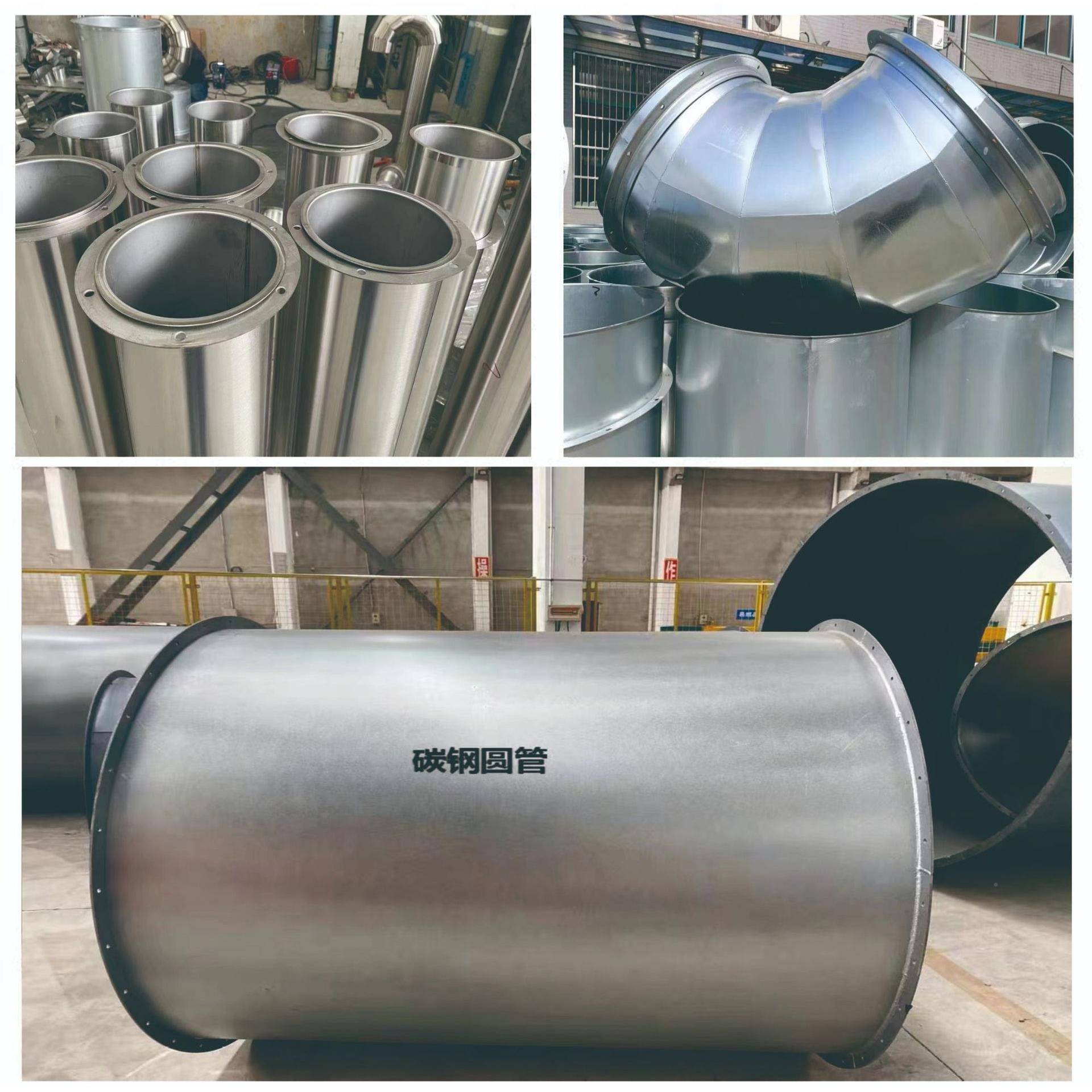 气厂家废直供304不锈钢焊接管不锈钢IQV焊风接风管环保排烟通管道