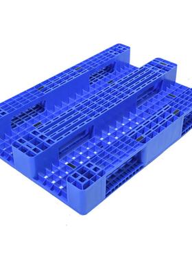 川塑加料叉车托字货架托盘塑料53680托盘周转叉车防潮卡板网格盘