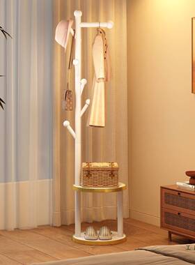 实衣帽架家用落地多功架能木衣49693客厅衣架卧室床边挂挂衣架子