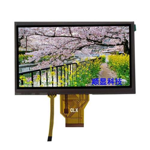 7寸液晶屏群创玻璃7寸普清兼容TN920质保270年.0寸TFT液无品牌/晶