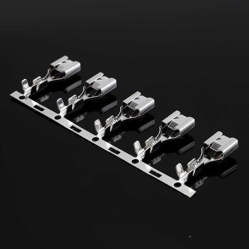 DJ6213-A6.B汽车插件四连绕端子DGW接线端子6.3方插横连端0子300/