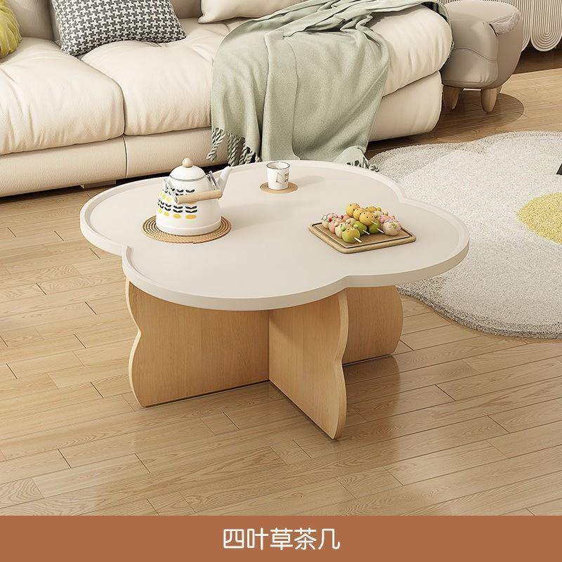 新款户型奶茶几桌VNZ子客厅现代简小约油家风用卧室网红组合圆形