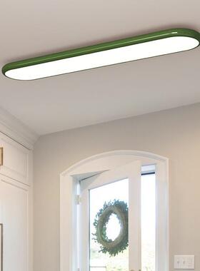 走3896灯廊过道衣灯现代简约防蓝光入户简约帽间阳台灯一条字长吸