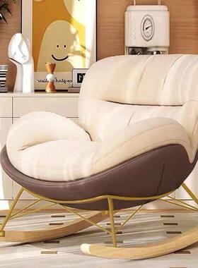 人沙发家用摇室内阳台客42138厅卧椅室休闲摇摇成人懒单人躺椅可