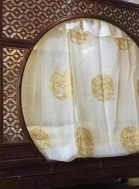 明清仿古月洞床蚊床帐中式步床踏步PXF雕花架子四床拔柱床蚊帐床