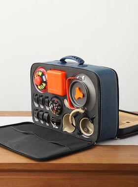 户外茶营露围炉煮便一携式旅行茶53883具套装烧水壶整套野外车载