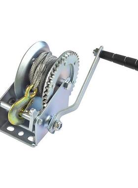 便携式手动绞盘1200磅55全淬585520千克镀锌常规款高温火安耐用