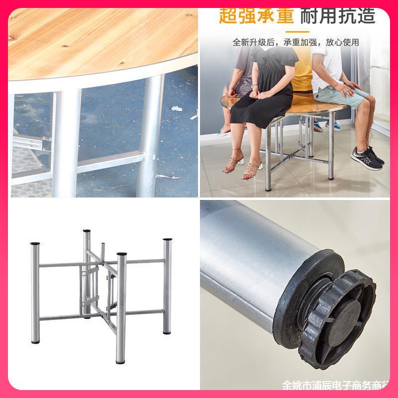 G3N杉木加厚圆桌面家用圆台面板大F87J86S7排档圆酒餐带转盘Y店圆