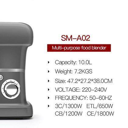 10L大容量厨师机商StaindM无品牌/xer食物搅面拌机家用台式厨师机