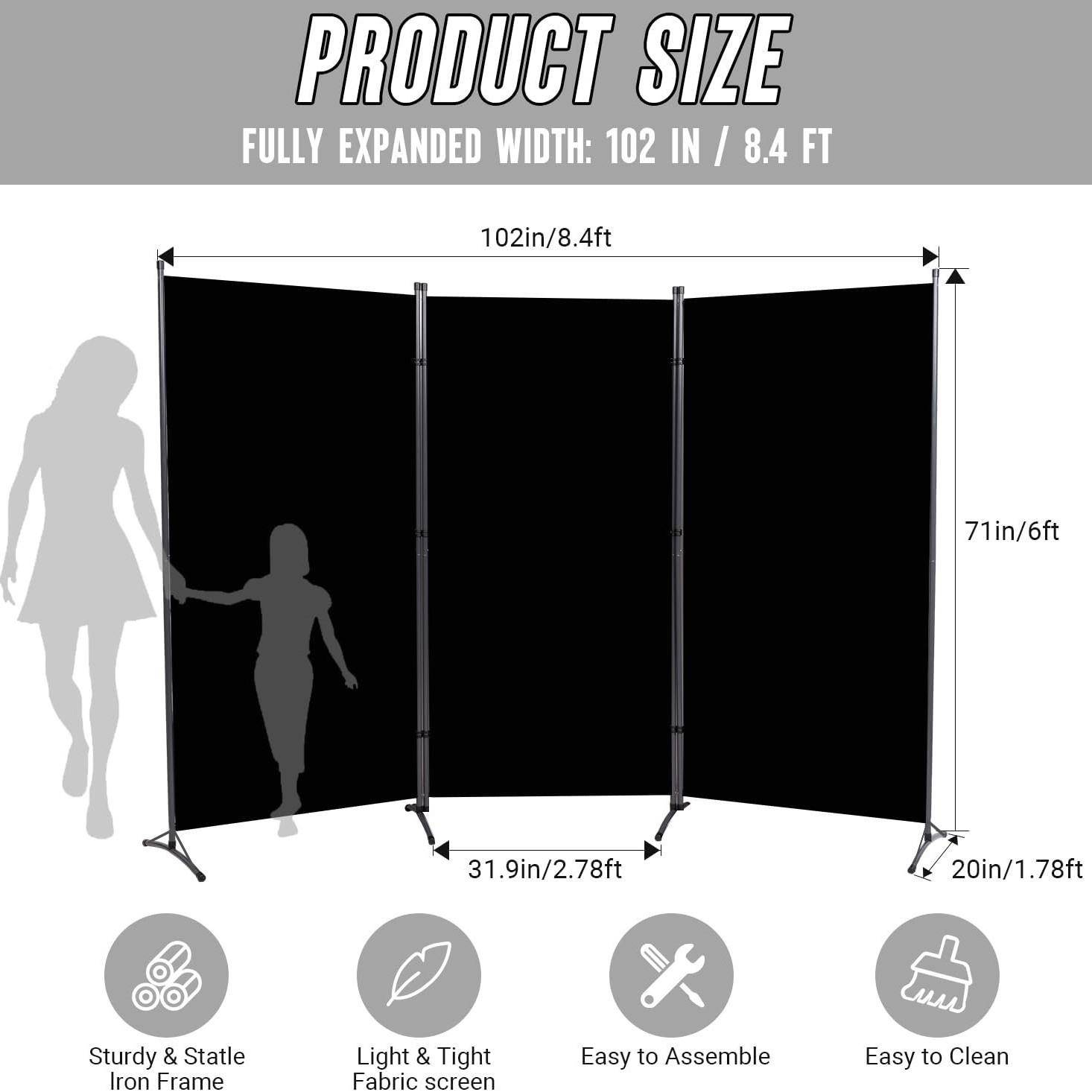 办公室推拉活动屏风折叠移NWE动隔断墙酒店可隔屏风断折屏叠风
