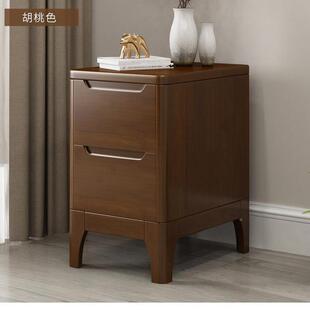 全实木超窄小床头柜迷你20/2夹5/0/35/430cm小简型约卧室缝斗985