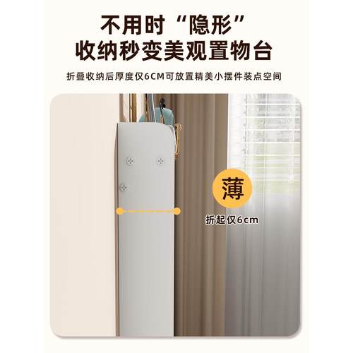 板cs墙置物架折叠桌板厨房一字隔壁挂式墙F776H898壁墙上面层板桌